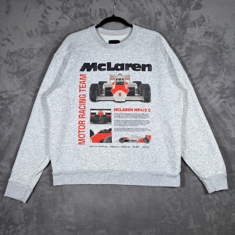 Abercrombie & Fitch x McLaren F1 MP4/2C Racing Graphic Sweatshirt Men’s M